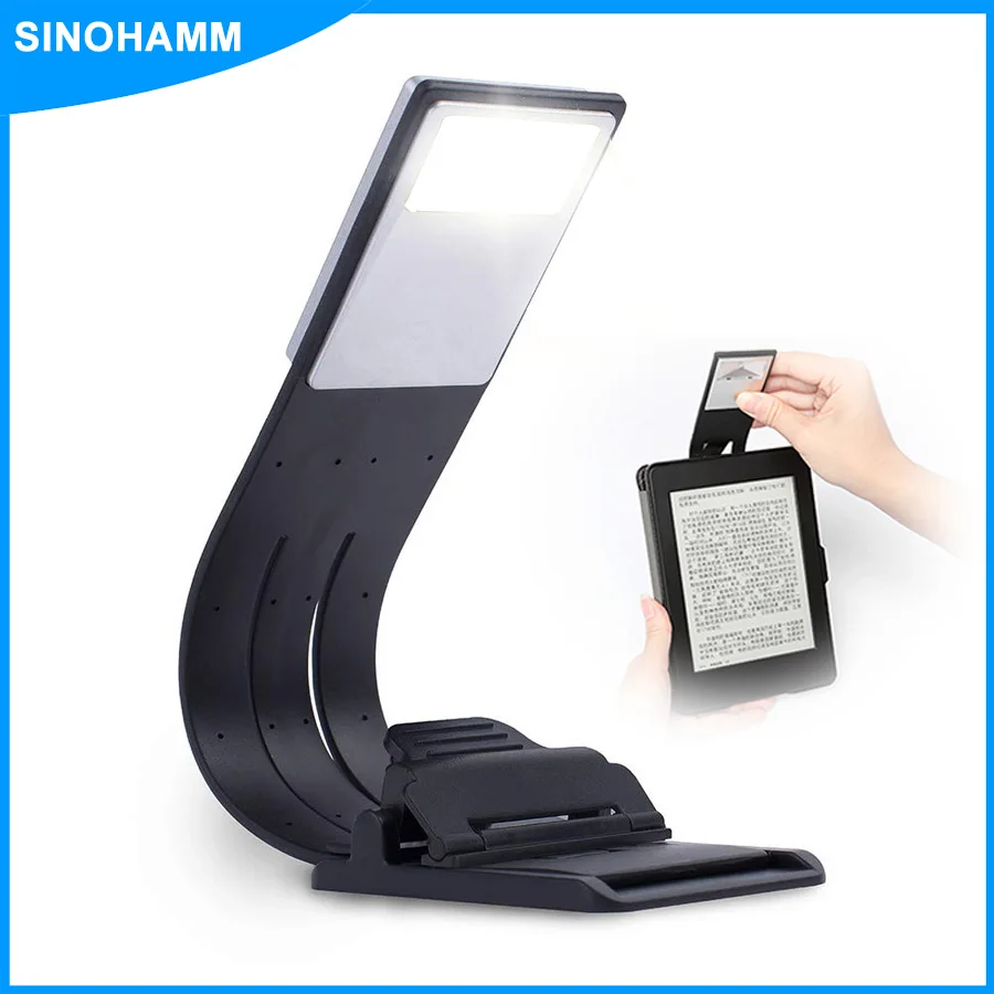 Lampada Da Lettura A Piatto LED Ricaricabile – 3 Temperature Colore, Timer, Batteria 1200mAh, 0,8W, 18,5x15,3 Cm