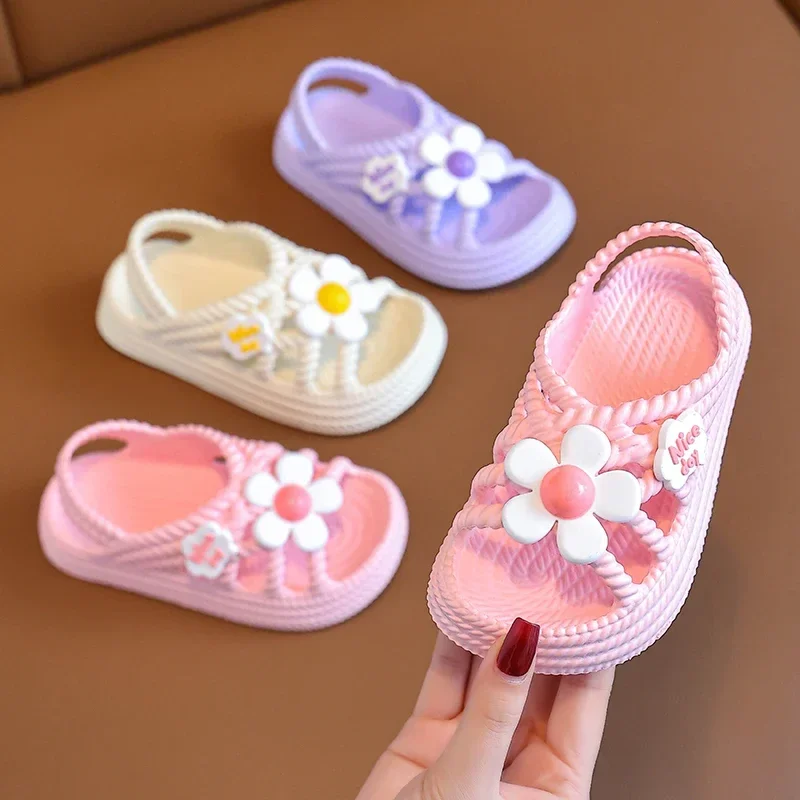 Kids Flower Beach Slippers 2