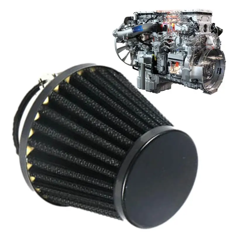 

Double Cone Air Filters Universal Clamp-on Air Filter Tapered Cone Closed-top Cool Air Filter For Car Motorcycle Off-road