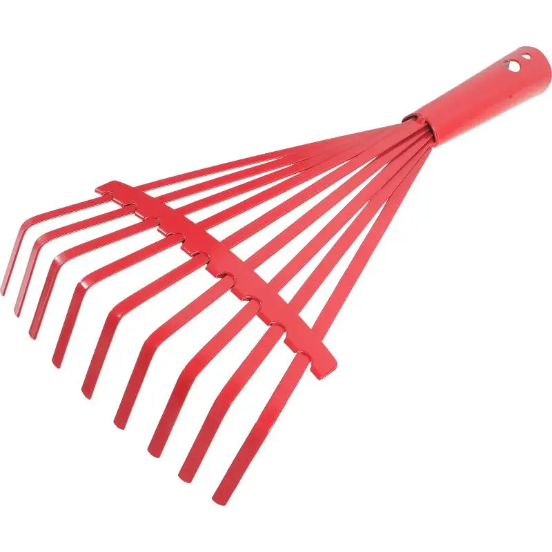 Description Picture 3 of itemHigh-carbon Steel Rake Leaf Rake Fallen Leaves Rake Garden Lawn And Yard Metal Rake Farm equipment Tools