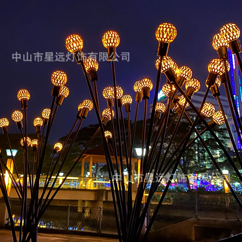 

LED Solar Swaying Firefly Lamp Outdoor Courtyard Garden Decoration Lawn Lamp