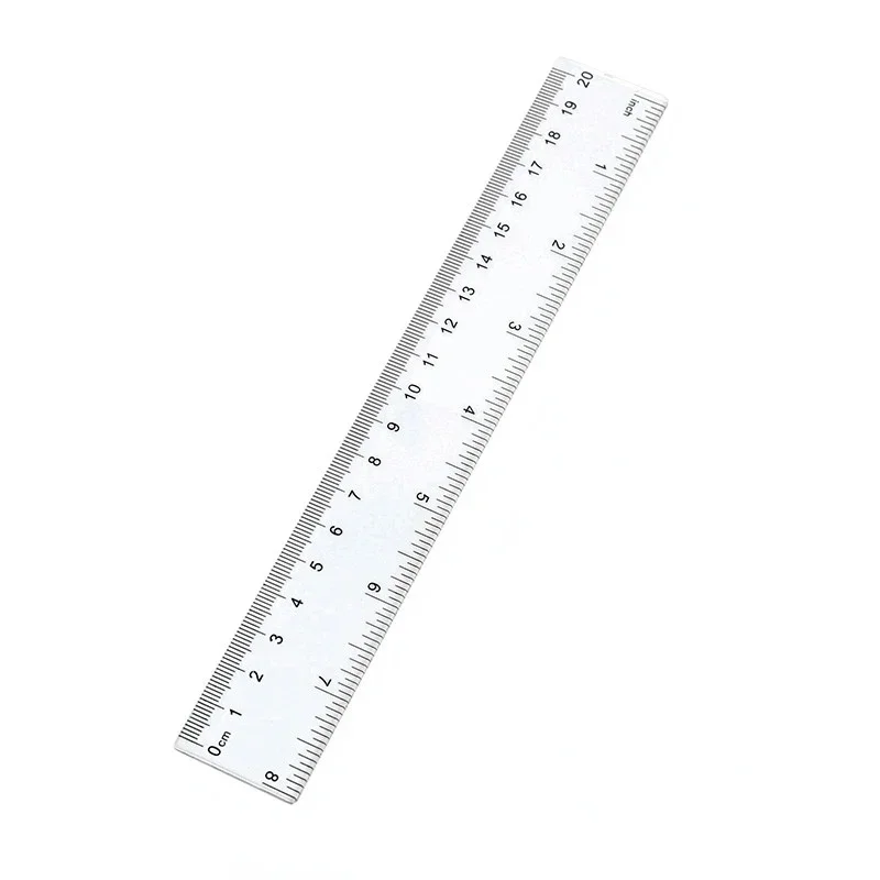 15cm 20cm 30cm Straight Plastic Ruler Drawing Tool Desk Accessories Student Stationery School Office Supplies