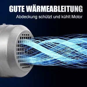 Spulenmotor aus reinem Kupfer, 750 W, 14 mm Welle, Elektromotor, dreiphasiger Asynchronmotor für Industrie- und Baumaschinen – Detail 4