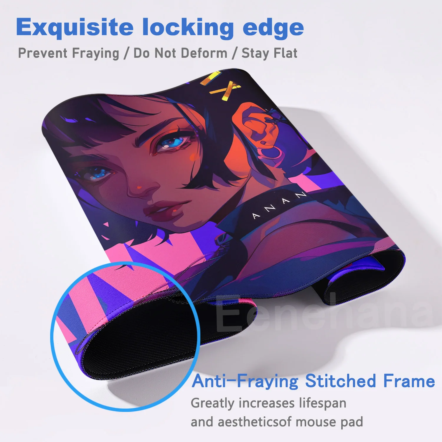 PC Gamer Schrank Pads Valorant Mausepad Gamer Zubehör Laptop Tisch Pad Anime Tastatur große Erweiterungs pad Gaming Mauspads – Detail 4