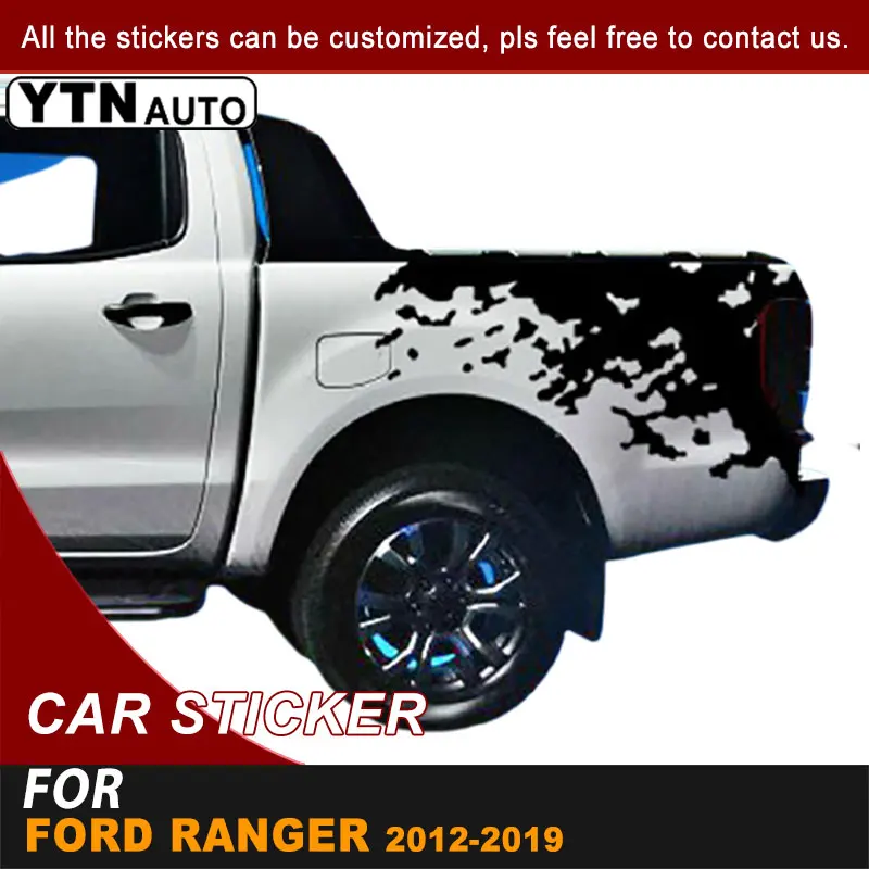 

Автомобильные наклейки на кровать для Ford Ranger 2012-2016, 2017, 2018, 2019
