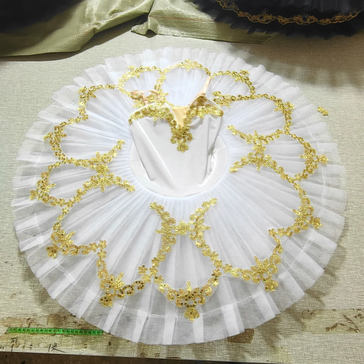 Ballet Tutu Skirt Velvet Top Professional Belly Dance Costumes White Swan Lake Costumes Performance Clothing Red Black White