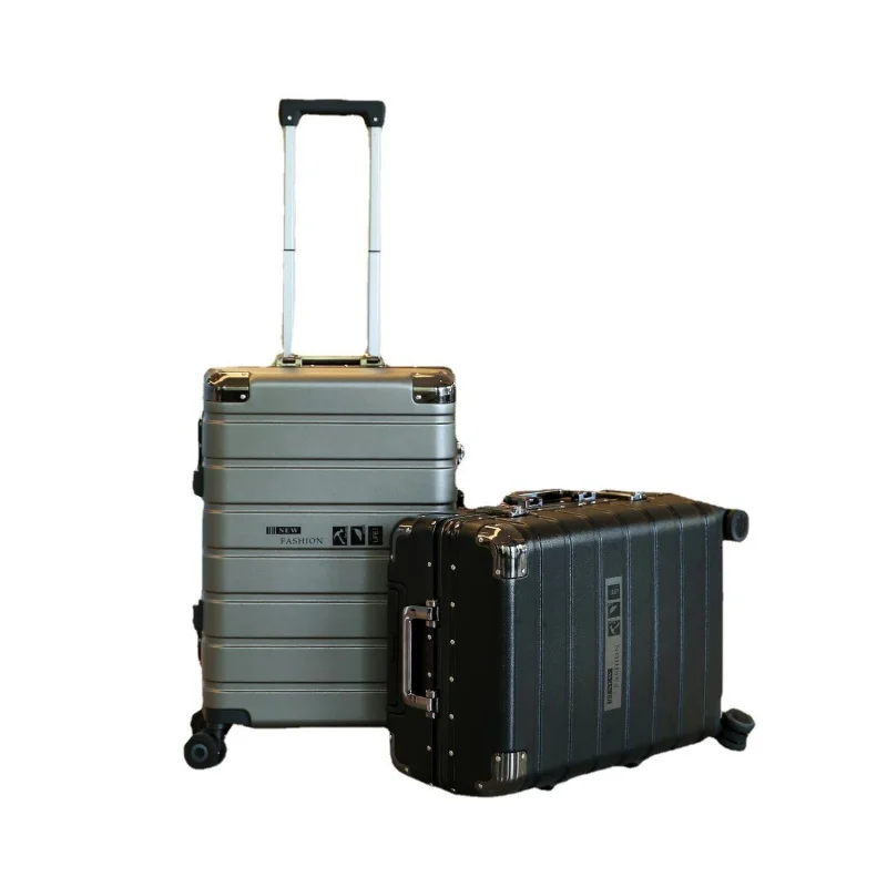Crafted with exquisite luggage, large capacity, sturdy and durable aluminum frame, travel box with silent universal wheels 28