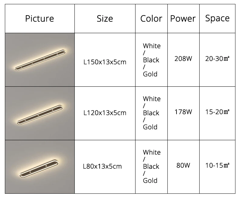 Description Picture 4 of itemMinimalist Hallway Ceiling Light Long Aisle Light Modern Minimalist Entrance With Spotlight Balcony Wardrobe Lighting Fixture