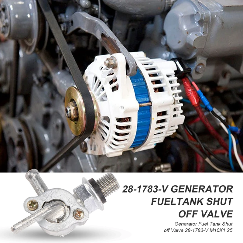 Generator Fuel Tank Shut Off Valve 28-1783-V M10X1.25