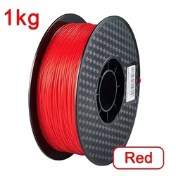 Premium PLA 3D Printing Filament - Silver, Black, Marble Options Available (Red - 1kg)