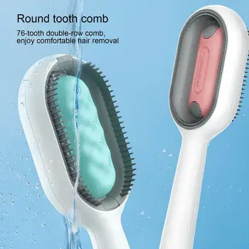 반려동물 털 제거 브러시, 고양이 개, 반려동물 그루밍 빗, 양면 마사지 브러시, 보푸라기 제거 빗, 반려동물 용품