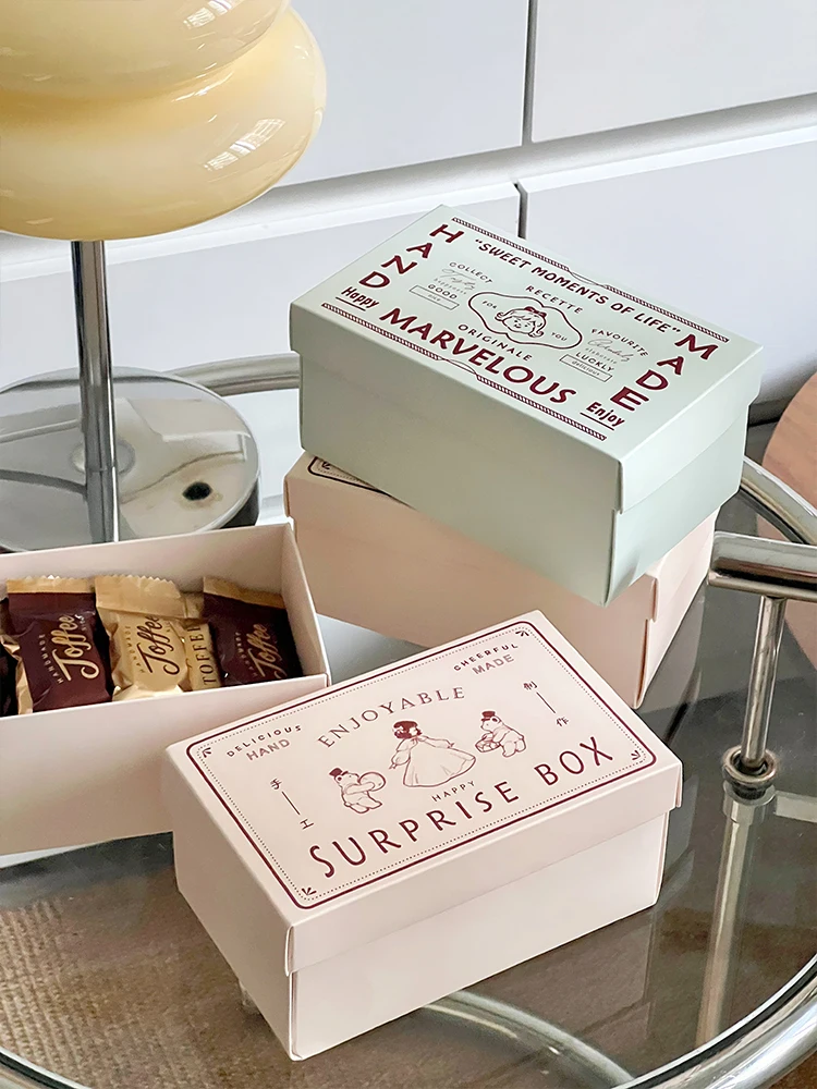 Children's Day Paaging Box een Bean Cake Pine ortcake Mado Kuan Cookie Biscuit Candy Gift Box Kitchen Cooking