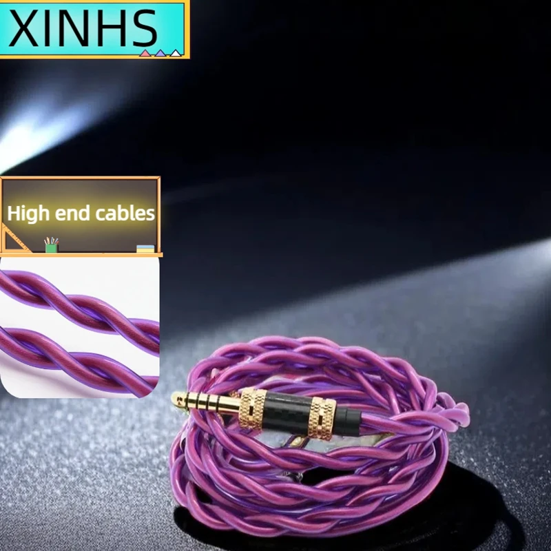 

XINHS K03 2-strand Purple Gold Silver Palladium Plating Upgrade Line