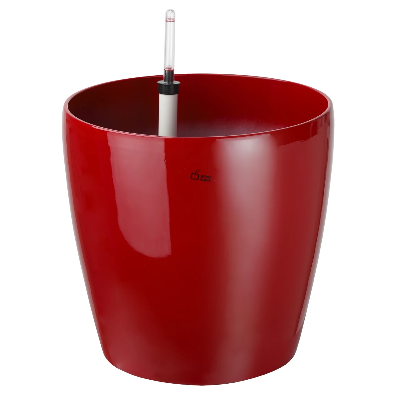 Горшок с автополивом GREEN APPLE GPR10-04-R (28*28*26 красный ) | Дом и сад