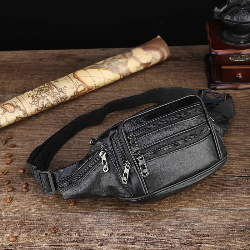 para exteriores, bolsa deportiva para el pecho, impermeable, informal, PU, para correr, con cremallera, antirrobo, 2022 - AliExpress