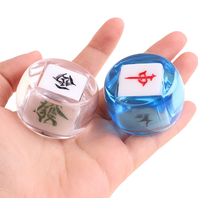 1pcs Position Dice 6 Sided Mahjong Poker Dice East South West North Cube Entertainment Game Dice Accessory Color Random