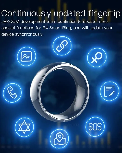 R4 Smart Ring IP68 Waterproof Tracking Smart Ring Magic NF C Finger Wear Ring GPS IC ID NFC RFID Ring For Mobile Phones 2
