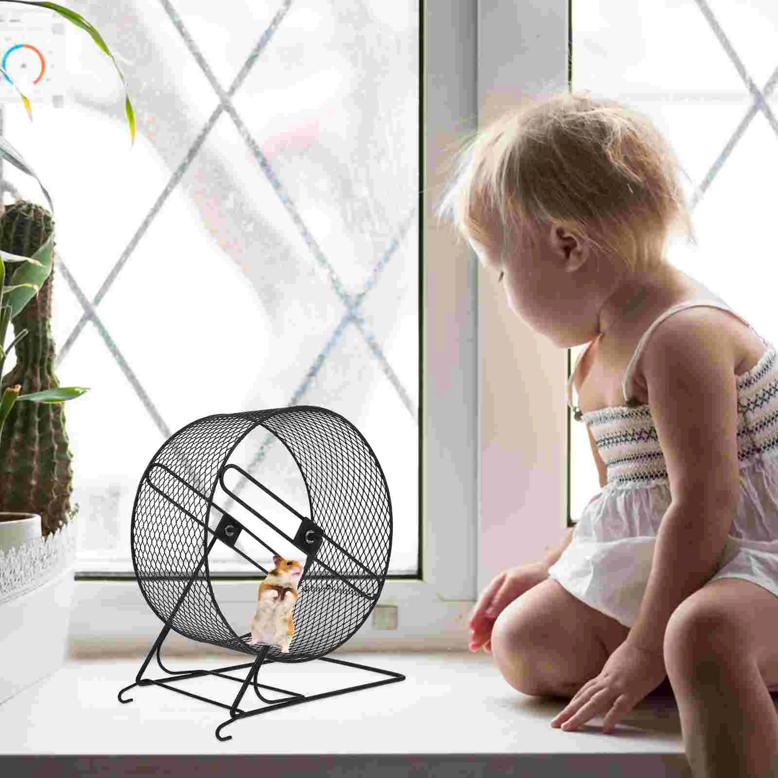 Exercise Wheel Wheel Hamster Exercise Running Small Silent Chinchilla Largehedgehog Guinea Ratgerbil Metal Pet Quiet S Animal