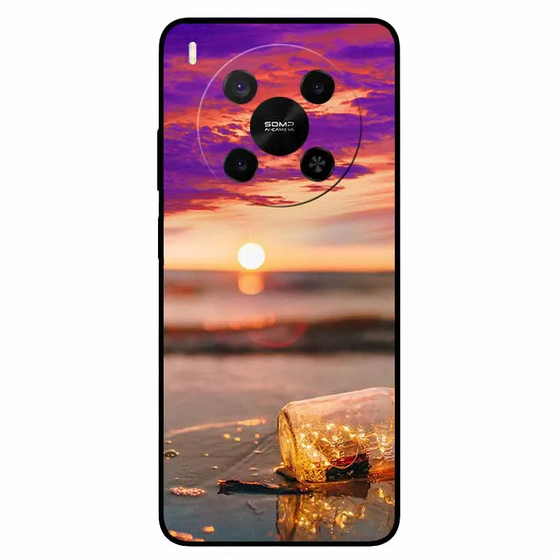 Black TPU Silicone Back Cover Case