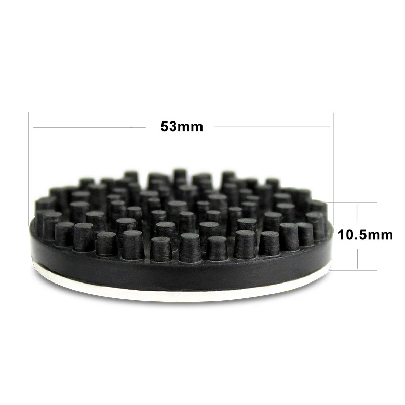 Rubber Pads Turntable Vibration-Absorption Isolation Stand Feet Pads Self-adhesive Anti-Slip Foot Pad Shock-absorbing Pad 4pcs
