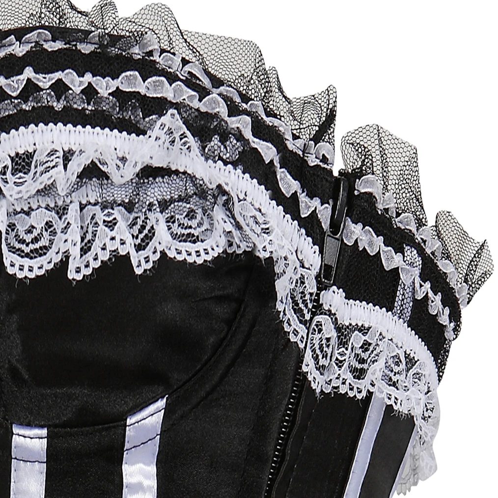 Sexy Lace Dress with Corset Top for Party Womens' Bustiers and Corsets Victorian Clothes for Date Night Sexy Curvy