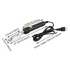 120W Mini Iron 122-662 ℉ Adjustable Temperature Easy to Clean Aluminum Alloy Portable Mini Electric Iron 4