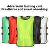 Adult/Kid Team Sports Football Vest Training Soccer Basketball Game Tournament Competition Group Shirt Jersey