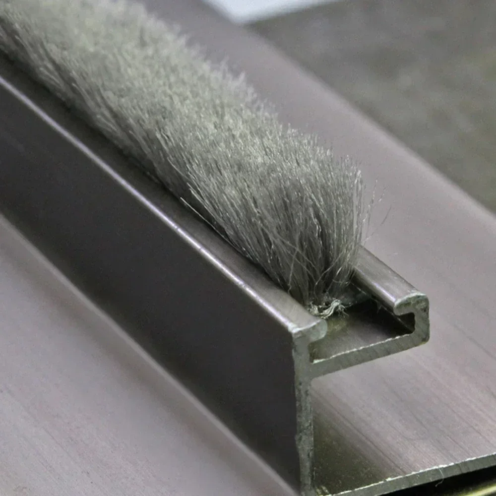 10m Sound Insulating Draught Excluder Brush Seal Strip