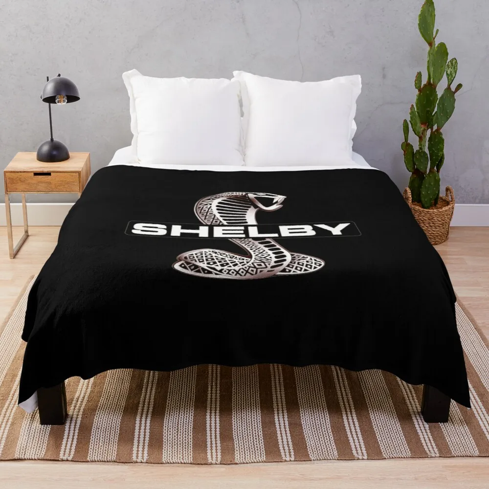 Shelby Mustang Cobra Gt500 Logo Essential Throw Coperta Divani Tiro E Coperta Da Fluff