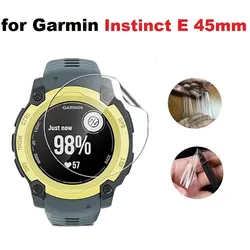 Pack of TPU Hydrogel Screen Protector Films for Smartwatch - HD Clear, Soft and Durable (Instinct E 45mm)