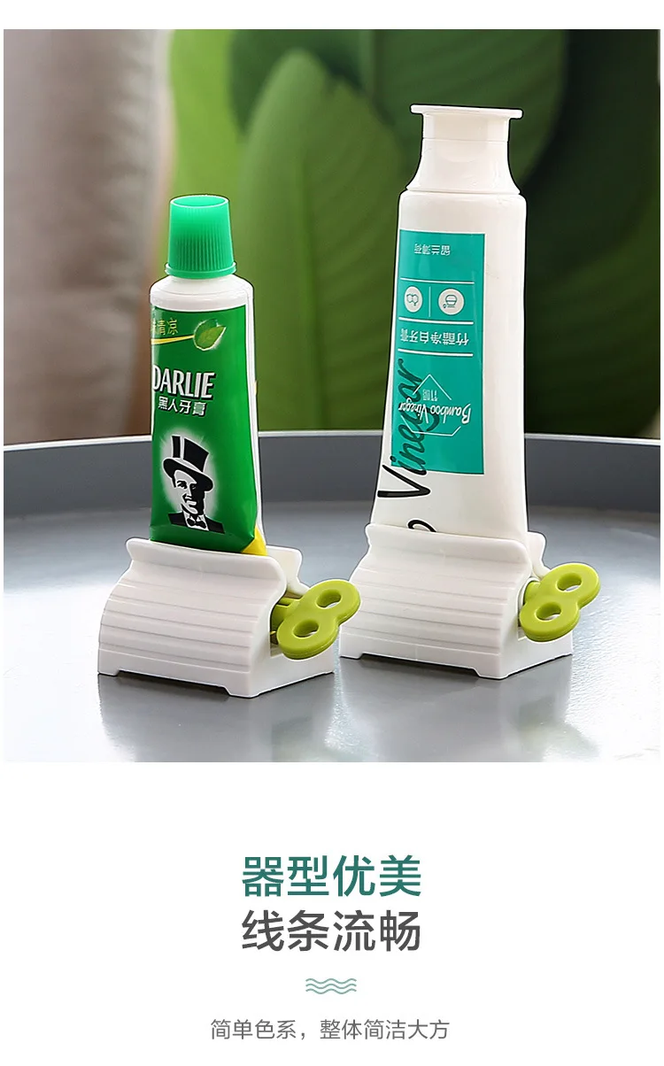 Description Picture 3 of itemToothpaste Presser Creative Simple Useful Things for Home Bathrooms Accessories Bathroom Supplies Squeezer Products Household