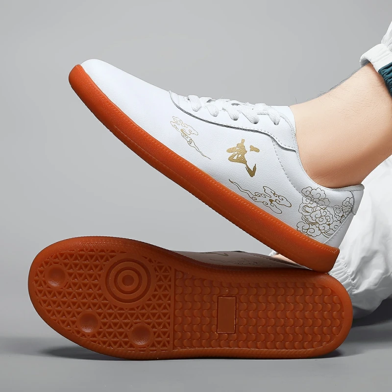 Men's and Women's Comfortable Martial Arts Shoes Lightweight and Breathable Sports Shoes Non-slip Wear-resistant Tai Chi