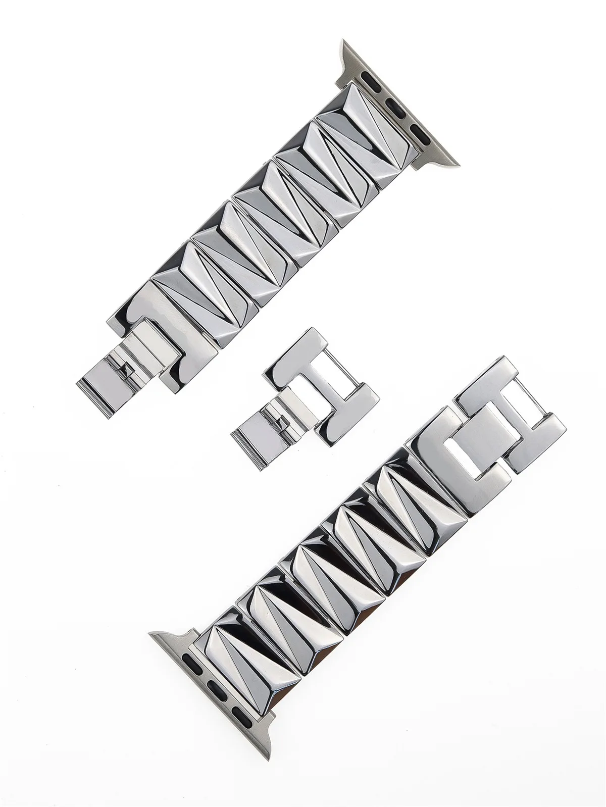 Kellon ranneke iWatchille 42/44/45/46/49mm 38/40/41mm Metal Fashion kellohihna Watch Series Ultra2 -sarjalle 10/9/8/7/6/5/4/3/2/1_voghion.com