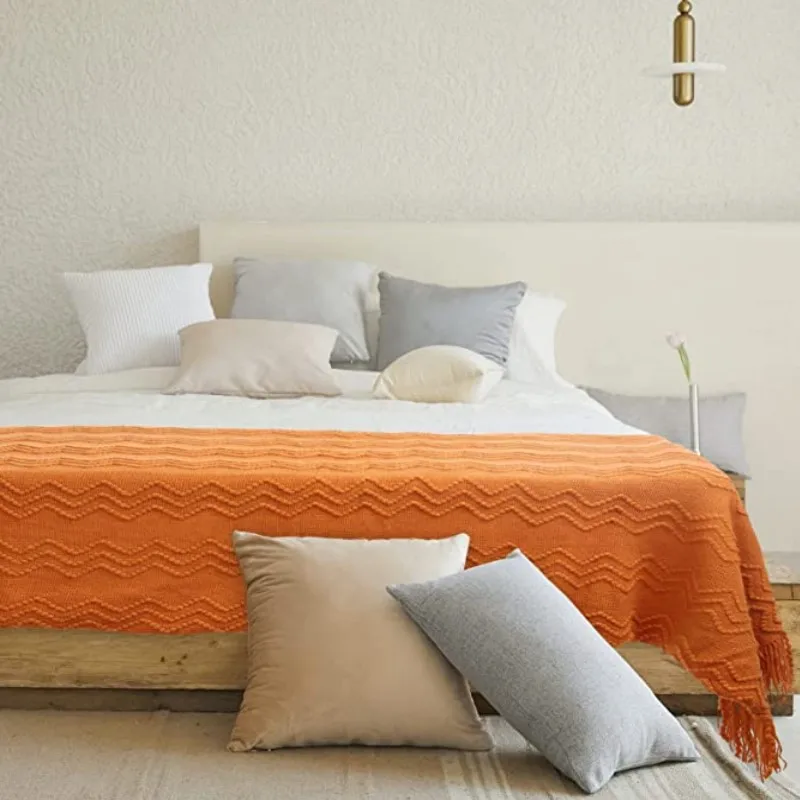 Inyahome ����, �����ϰ� �ƴ��� ǫ���� ��ũ�� ��Ʈ ħ�뿡 ��並 ���� ����, ���, ����, �� ���� ���� tassels�� ����