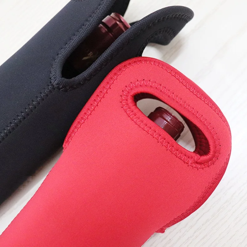 Neoprene wine bottle sleeve 750ml bottle wine whisky protective sleeve cover bag wine bottle cover