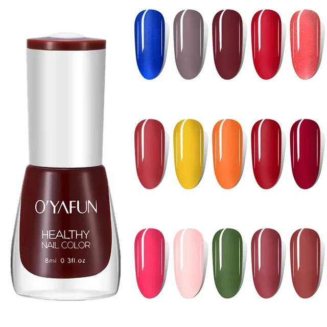 Smalto per unghie opaco impermeabile senza cottura Nail Art Strappabile Asciugatura rapida Normale senza lampada Smalto per unghie Glitter Paillettes Vernice UV 1