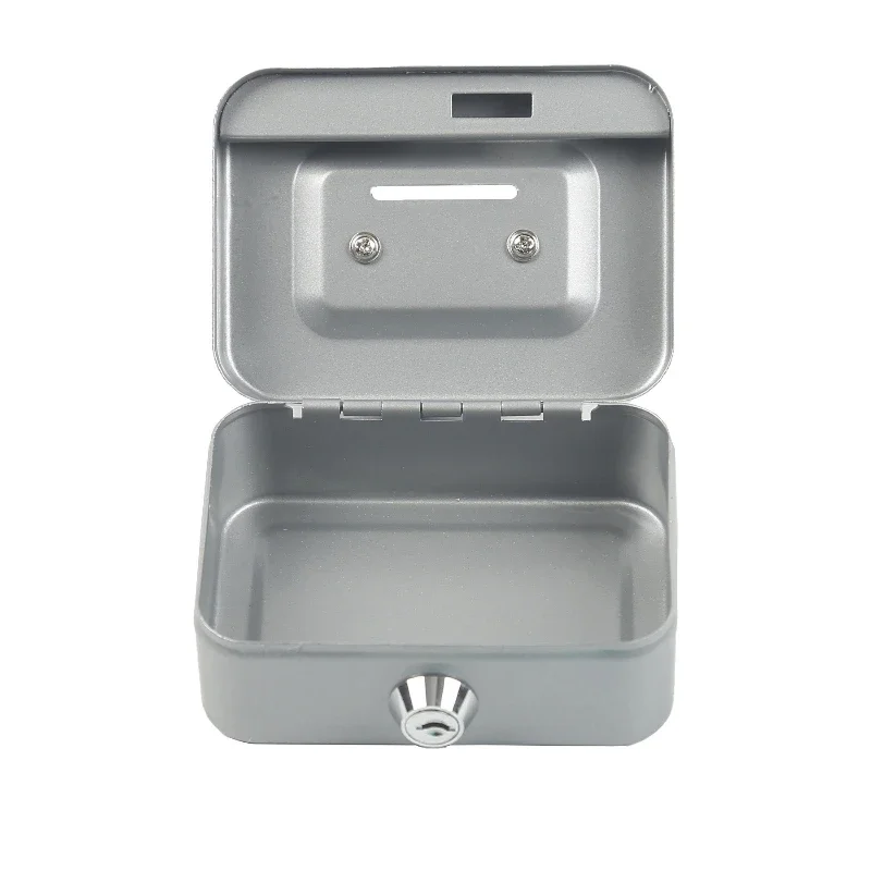 1/2 Pcs Creative Money Safe Box Lockable Cash Box with Key and Handle  Portable Small Security Lock Sturdy Coin Boxes for Kids