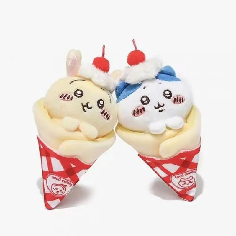 

Chiikawa плюшевая Мягкая кукла брелок мультфильм Hachiwares Usagis мороженое