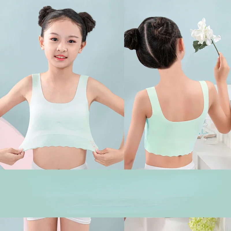 

Junior High School Teen Girls' Lingerie Teenages Students Kids Bras 6-16 Year Old Girls' Bras Adolescent Puberty Training Bra