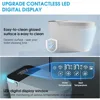 Tankless Smart Toilet with Warm Water Sprayer & Dryer, Foot Sensor Operation, Heated Bidets Seat, LED Display, Smar Toilet 3