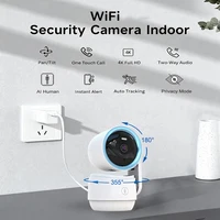 SmartCnet Tuya vie intelligente 4K 8MP 5MP 2MP caméra IP suivi intérieur Onvif sans fil WiFi Surveillance de sécurité CCTV bébé moniteur 2