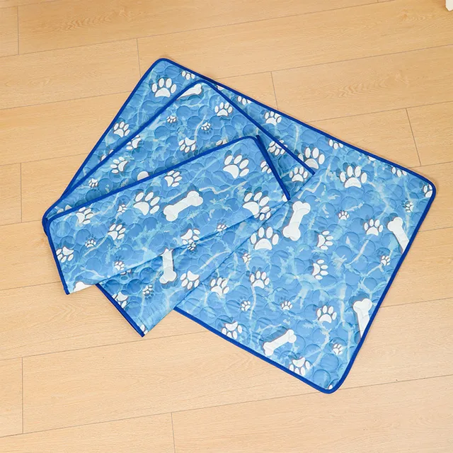Dog Cooling Pad Self-Cooling Ice Silk Washable Pet Mat Comfortable Cooling Pad for Dogs And Cats Cooling Beds Cats Accessories 2