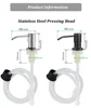 Advanced stainless steel soap dispenser extension tube kit-suitable for kitchen sink and bathroom  automatic soap dispenser 5