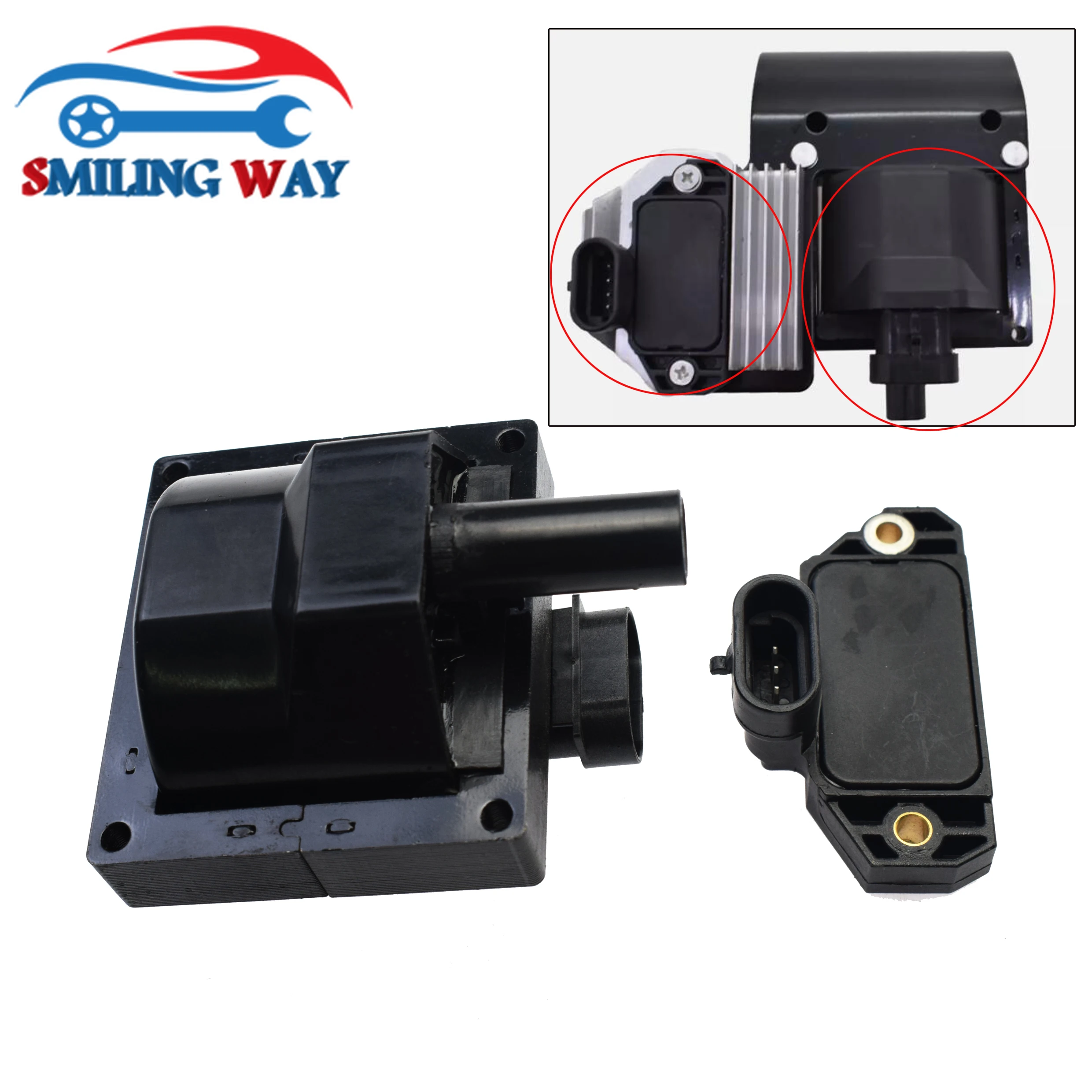 Ignition Control Module & Coil for Chevrolet GMC Buick Express Silverado Jimmy Suburban Savana Yukon Sierra Yukon Blazer Astro