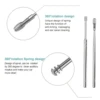 Complete Stainless Steel Earwax Removal Tool Set - Efficient and Hygienic Ear Pick Cleaner, Including 1 Set of Ear Wax Removers  6