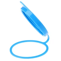 1 pièce Couvercle de réservoir de liquide lave-glace bleu universel pour voiture, remplacement du couvercle de bouteille de liquide pour pare-brise 3