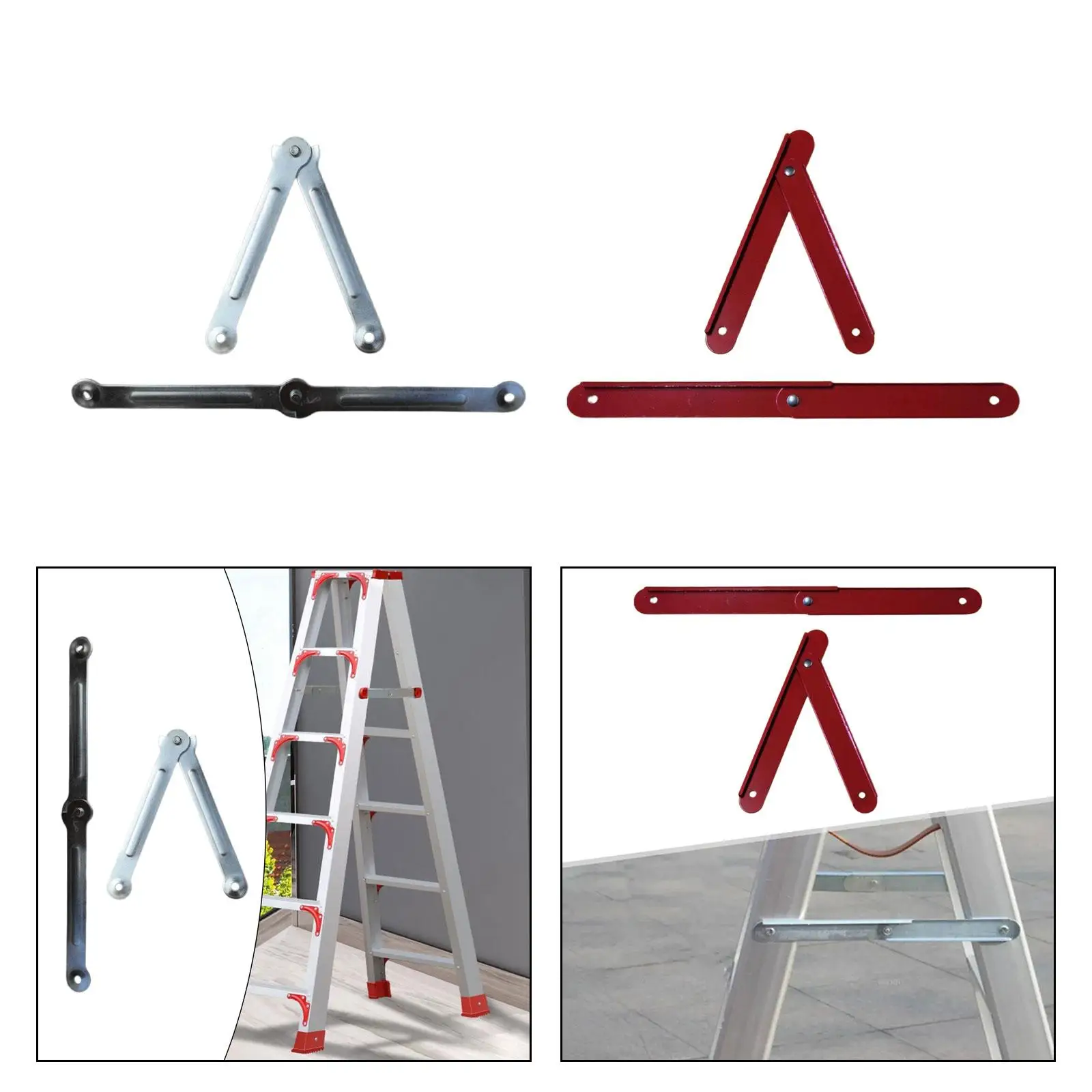 Zolderladder Scharnieren Stap Ladder Scharnier Vervanging, Zolder Ladder Onderdelen Hardware Kit, Zolder Ladder Accessoires(2 Stuks