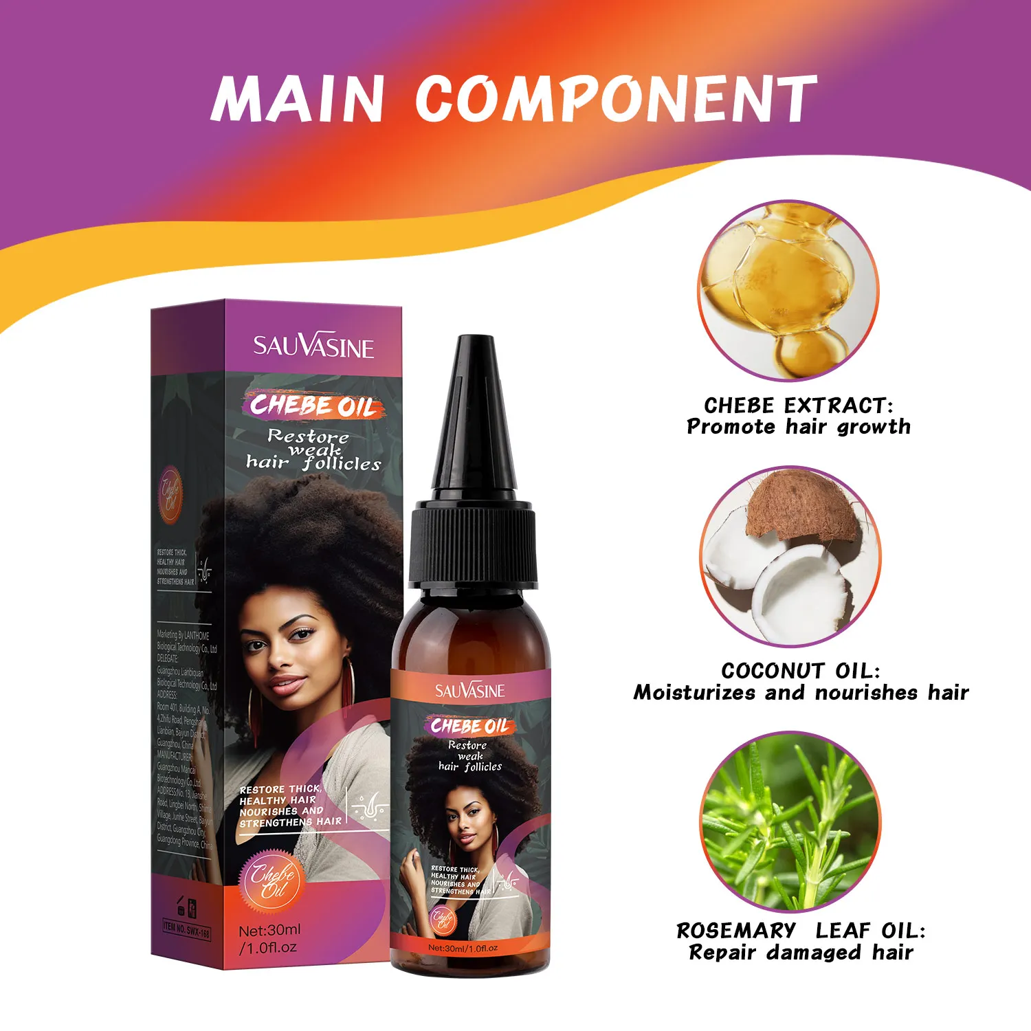 Beurre De Chebe - Soin Nourrissant Et Réparateur Pour Cheveux Abîmés - Anti-Perte - Ingrédient Naturel - 100g Ou 250g