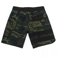 Newest Outdoor Army green Camouflage Men's Stretch Shorts Beach Quick dry Swimming Trunks Waterproof Surf Boardshorts Bermuda 2