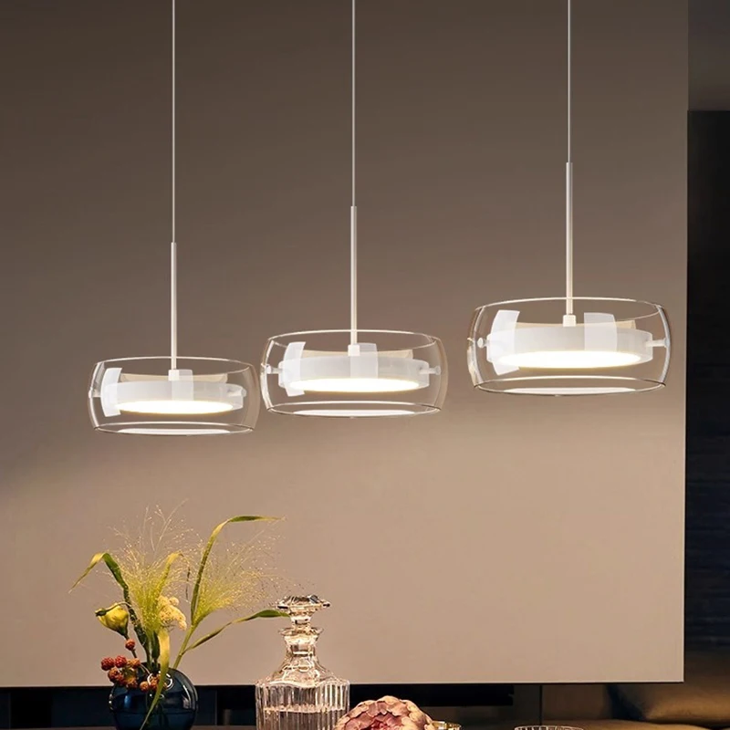 Modern home decor ring led lights pendant light lamps for living room Chandeliers for dining room hanging light indoor lighting 2